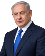 Portrait of Benjamin Netanyahu