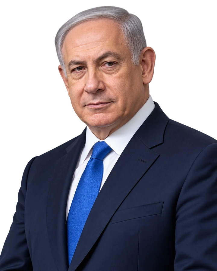 Portrait of Benjamin Netanyahu
