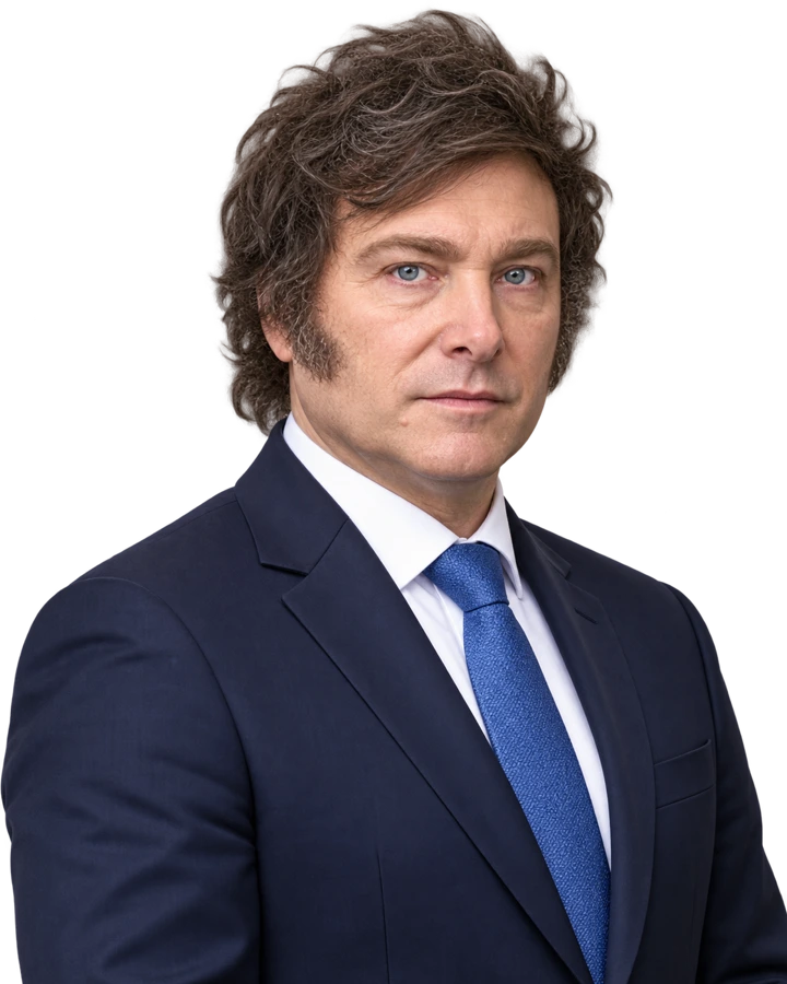 Portrait of Javier Milei