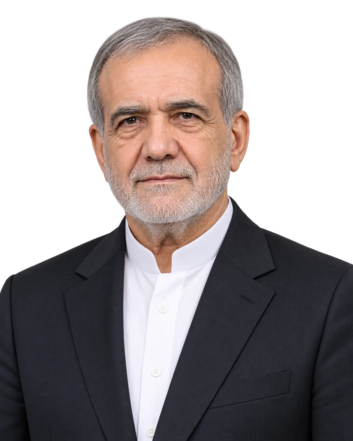 Portrait of Masoud Pezeshkian