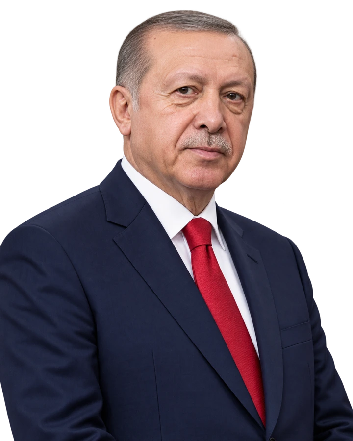 Portrait of Recep Tayyip Erdoğan