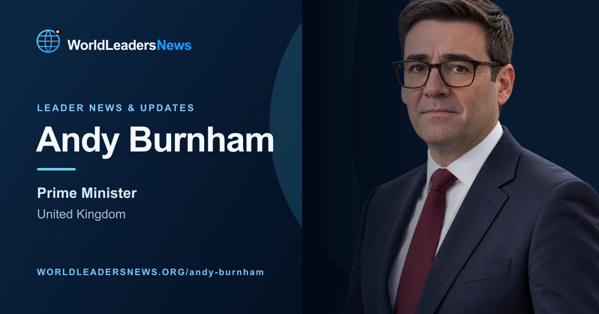 Andy Burnham — WorldLeadersNews coverage
