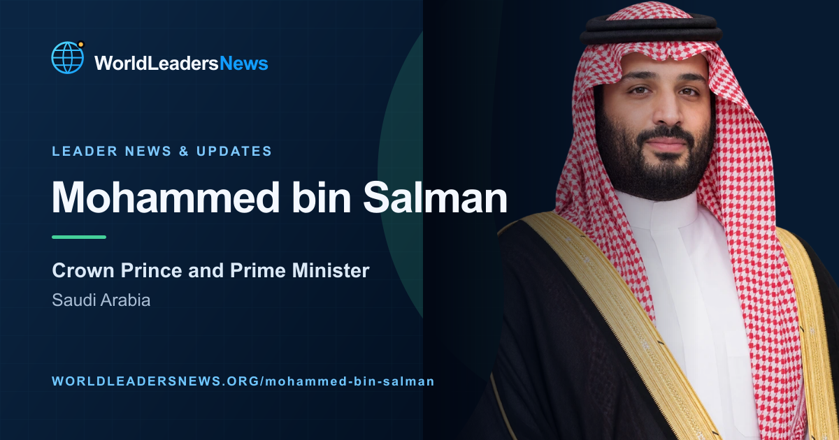 Mohammed bin Salman — WorldLeadersNews coverage